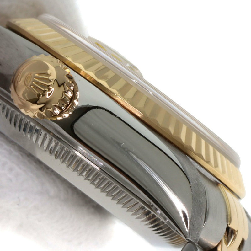 勞力士 79173N2BR 日誌型腕錶，黃色錶殼鑲嵌兩顆鑽石，不鏽鋼錶殼，18K金錶殼，女款-10