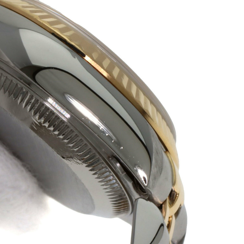 勞力士 79173N2BR 日誌型腕錶，黃色錶殼鑲嵌兩顆鑽石，不鏽鋼錶殼，18K金錶殼，女款-13