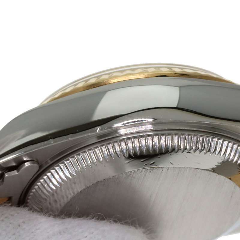 勞力士 79173N2BR 日誌型腕錶，黃色錶殼鑲嵌兩顆鑽石，不鏽鋼錶殼，18K金錶殼，女款-14