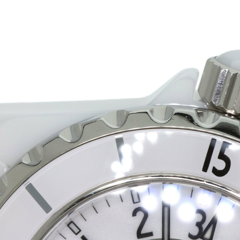 香奈兒 H0968 J12 33毫米白色陶瓷女錶-10