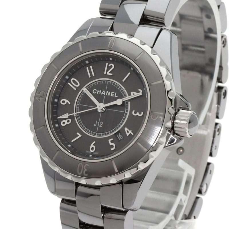香奈兒 H2978 J12 Chromatic 33毫米女錶，鈦金屬和陶瓷材質-2