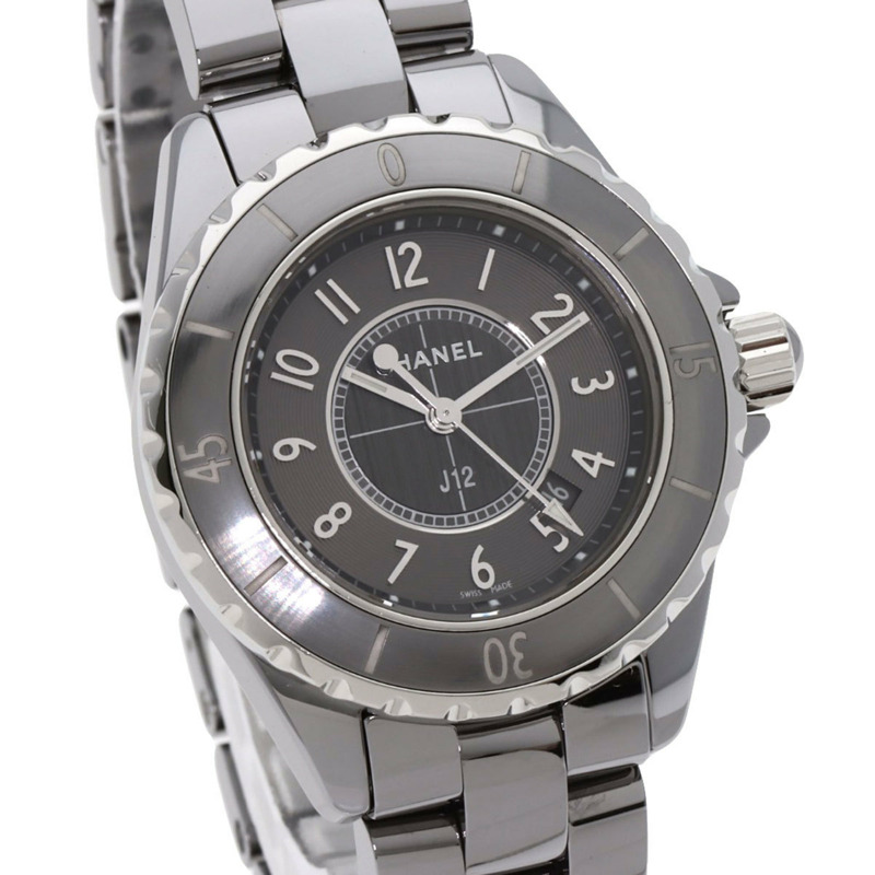 香奈兒 H2978 J12 Chromatic 33毫米女錶，鈦金屬和陶瓷材質-3