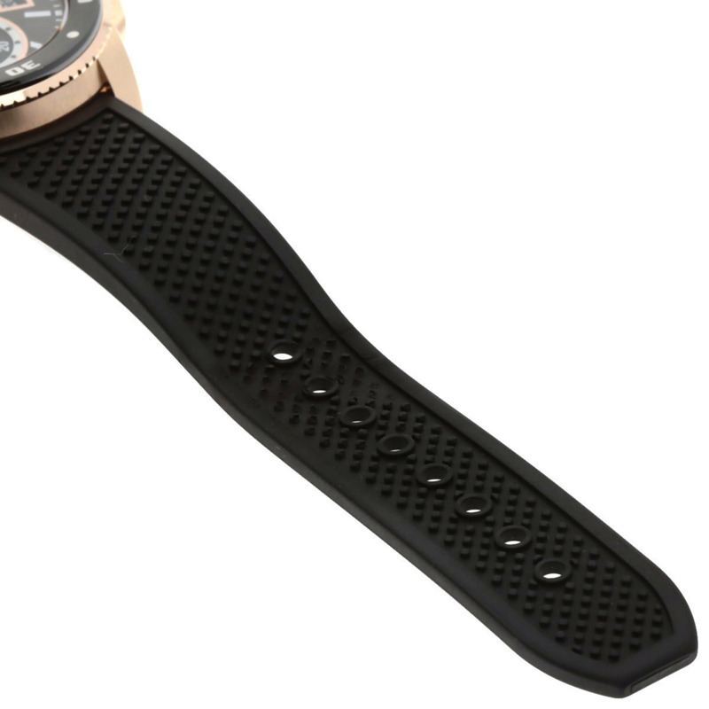 卡地亞 W7100052 Calibre de Diver's 男士腕錶，18K 玫瑰金，橡膠錶帶-9