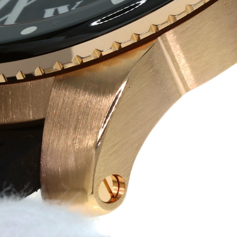 卡地亞 W7100052 Calibre de Diver's 男士腕錶，18K 玫瑰金，橡膠錶帶-17