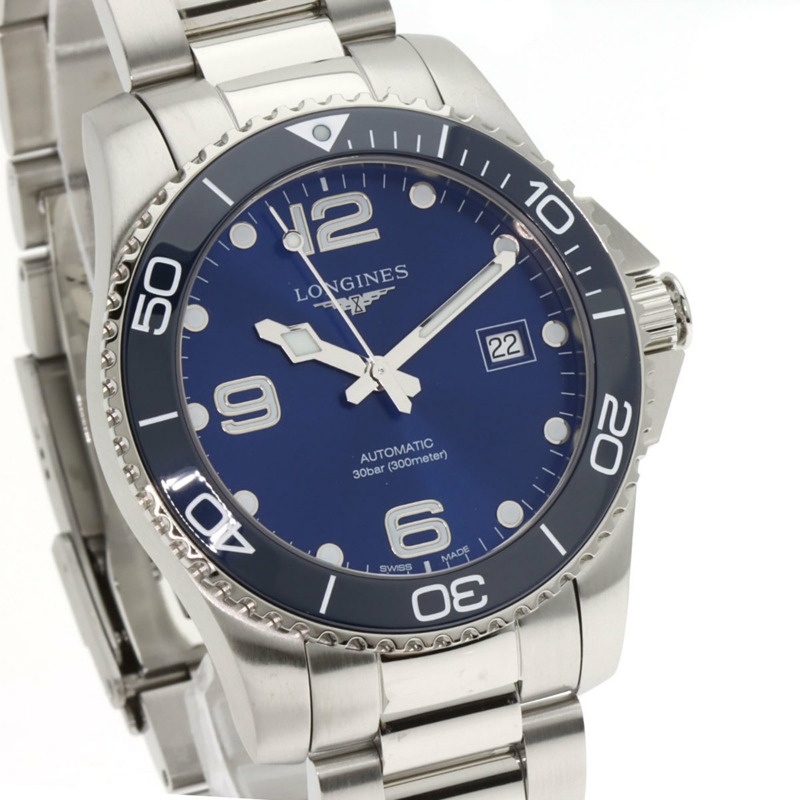 浪琴表 L3.781.4 Hydro Conquest 精鋼男士腕錶-3