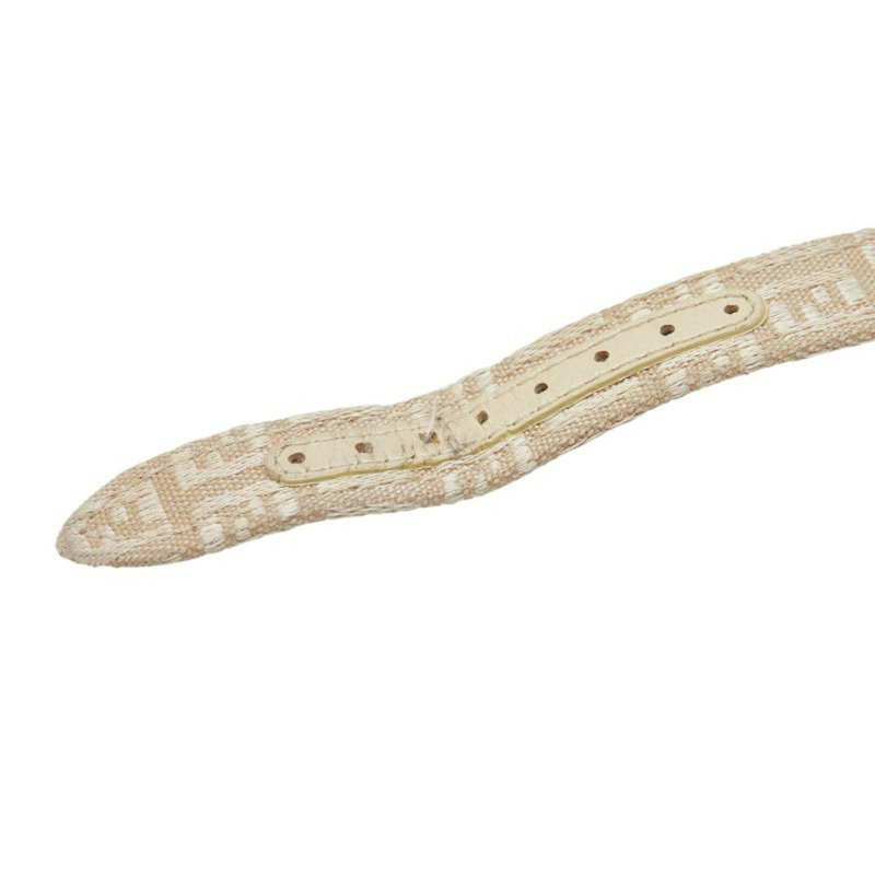 Fendi Horologi Classico 腕錶 7000L 石英機芯 米色錶盤 不鏽鋼錶帶 皮革錶帶 女士 FENDI-5