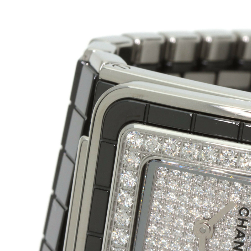 香奈兒 H6027 Code Coco 女士鑽石腕錶,精鋼及 SSx 陶瓷材質-17