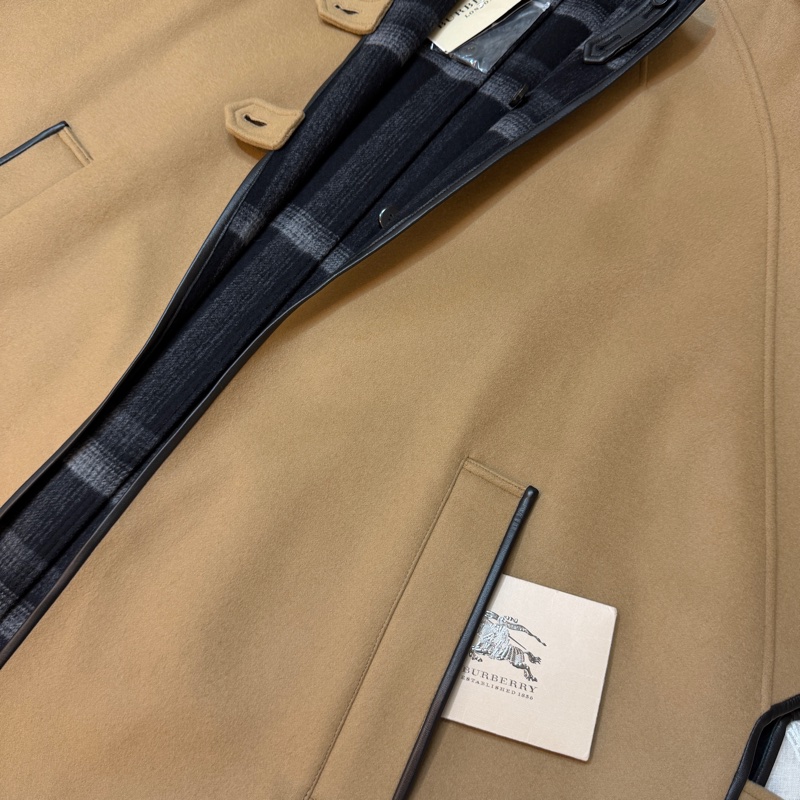 BURBERRY英國蜜色羊毛披肩斗篷L-10