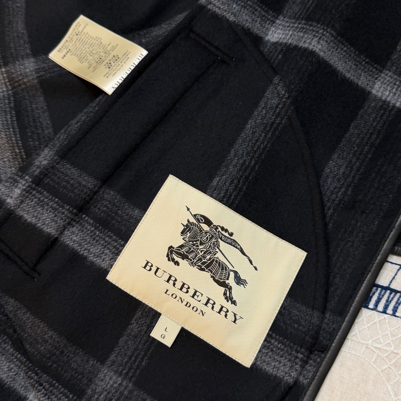 BURBERRY英國蜜色羊毛披肩斗篷L-11