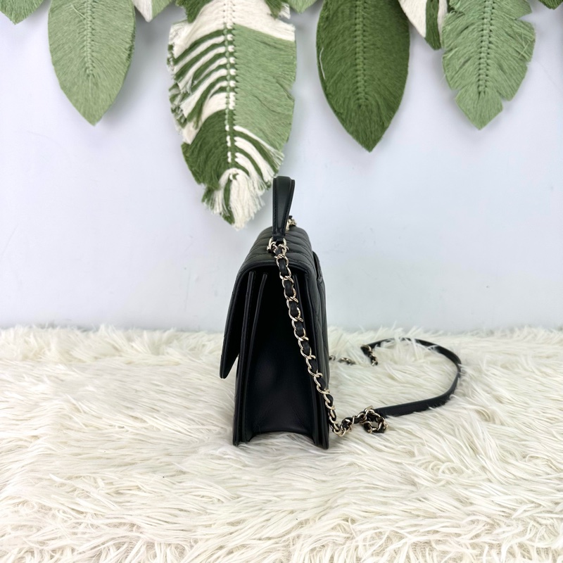 閑置品🌟CHANEL Coco Lady Medium Size 黑金牛皮 26cm-2