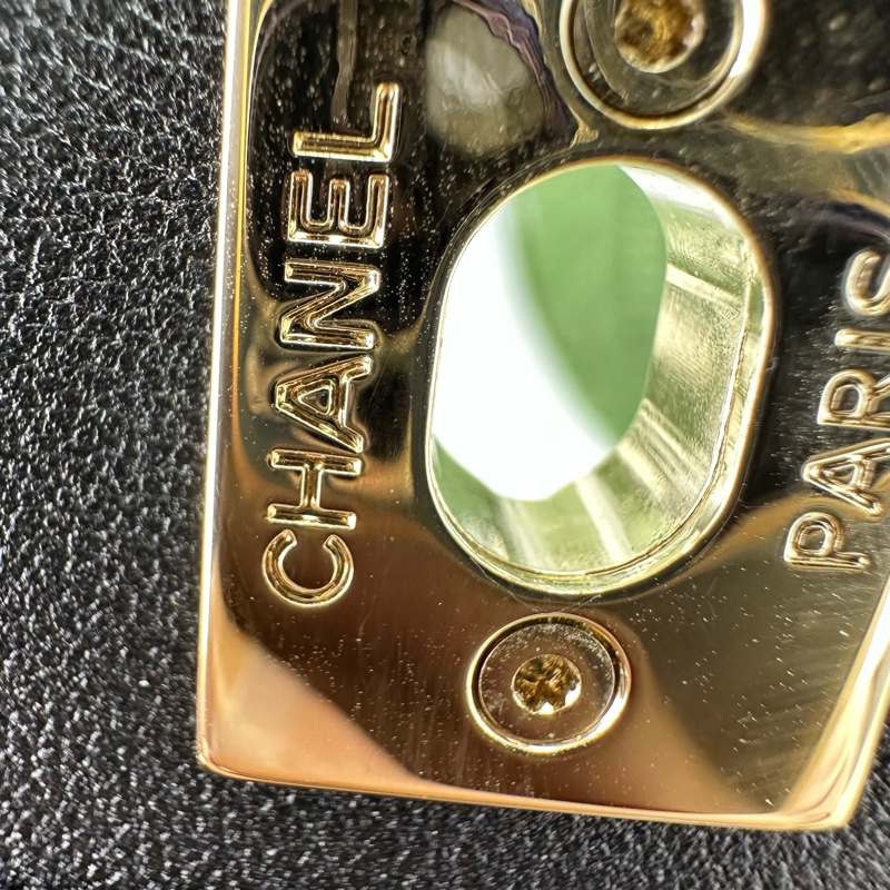 閑置品🌟CHANEL Coco Lady Medium Size 黑金牛皮 26cm-18