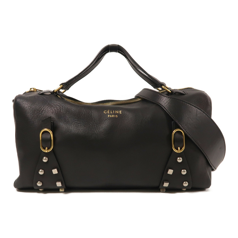 CELINE 牛皮皮革2 Way Shoulder手挽肩背兩用袋-0