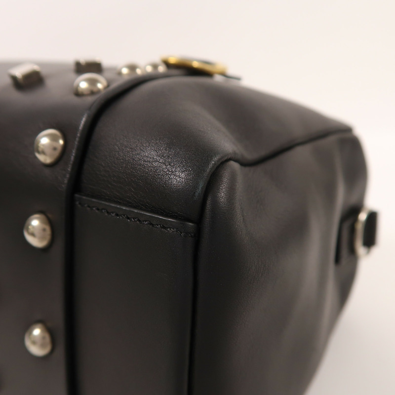 CELINE 牛皮皮革2 Way Shoulder手挽肩背兩用袋-9