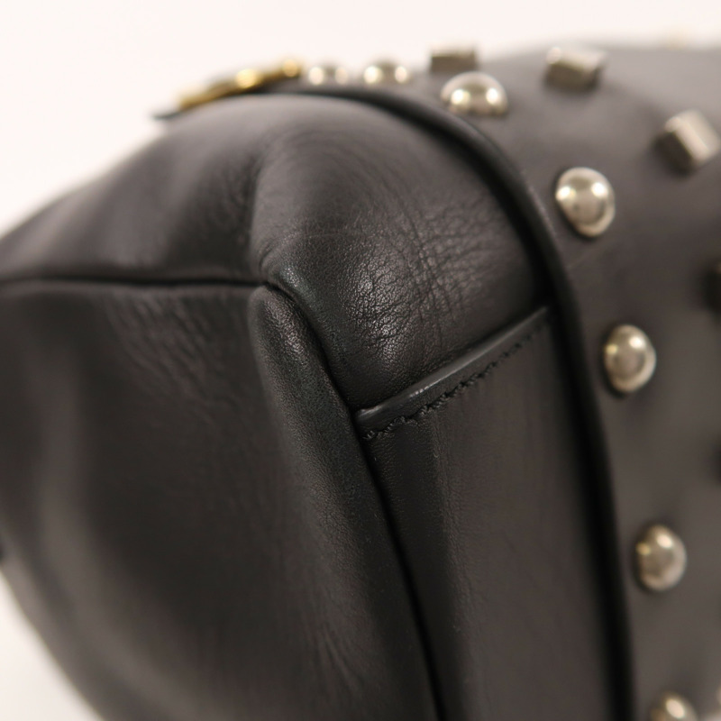 CELINE 牛皮皮革2 Way Shoulder手挽肩背兩用袋-10