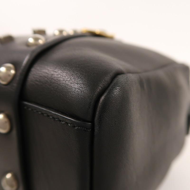 CELINE 牛皮皮革2 Way Shoulder手挽肩背兩用袋-11