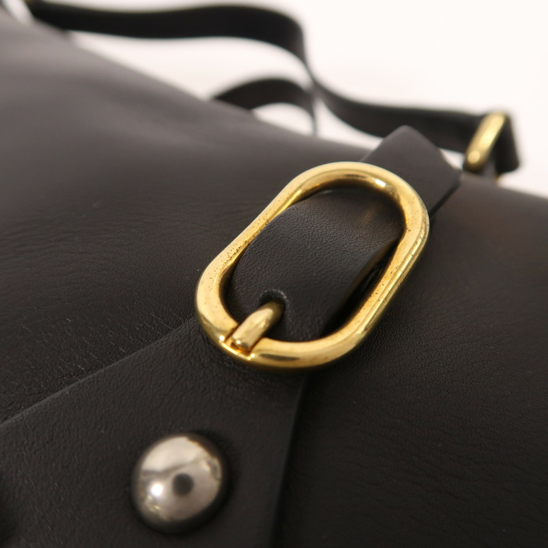 CELINE 牛皮皮革2 Way Shoulder手挽肩背兩用袋-17