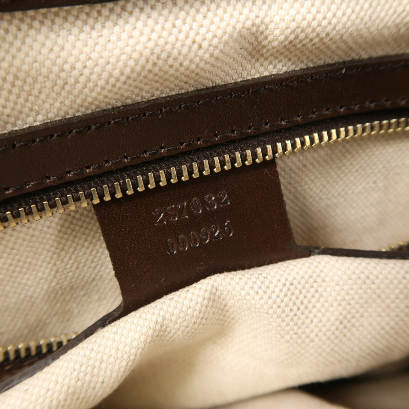 GUCCI 帆布Half Moon Hobo金扣肩背袋-6