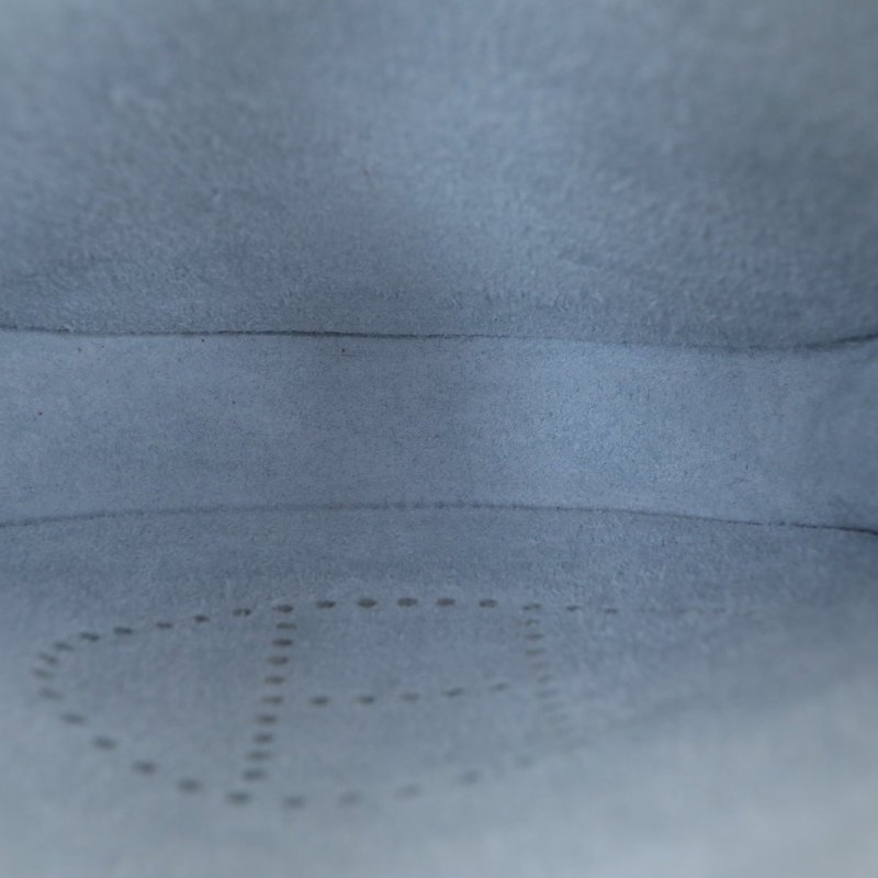 HERMES EvelyneMINI1608聖杯藍TC皮W刻銀扣肩背包-2