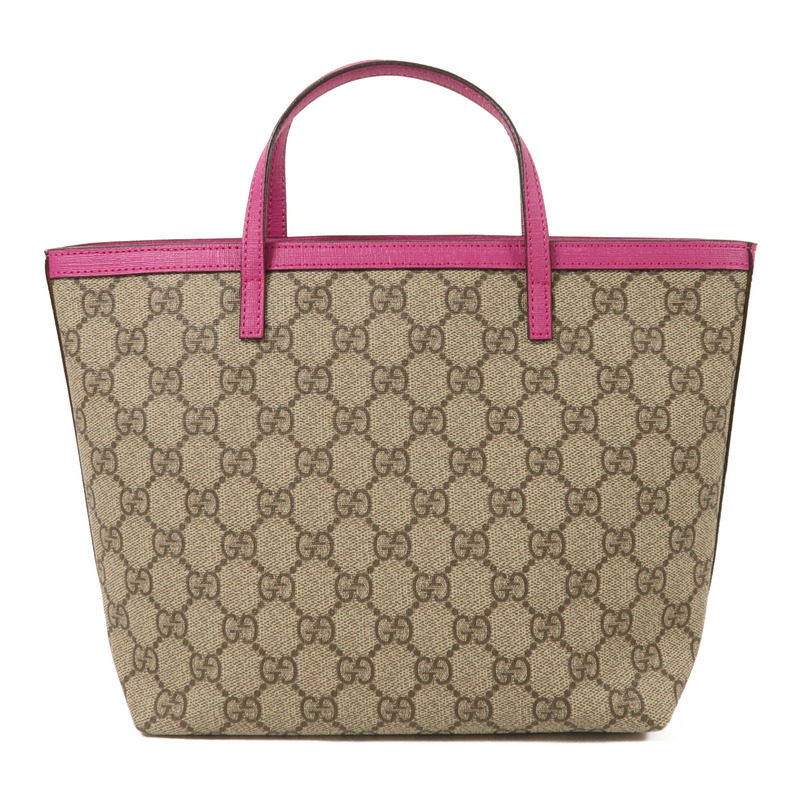 GUCCI 塗層帆布Tote Bag銀扣手挽袋-1