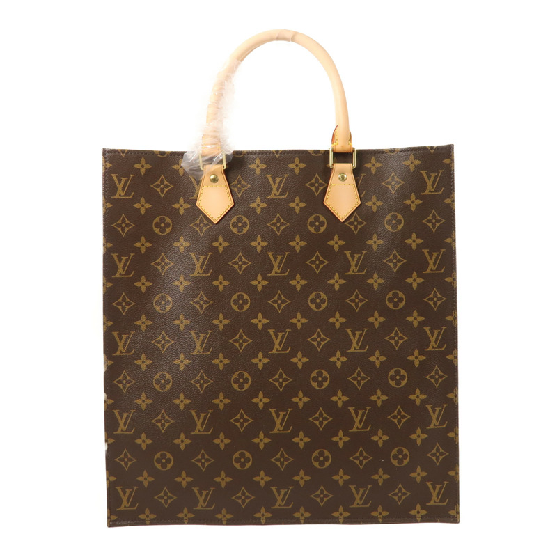 LOUIS VUITTON Monogram Sac Plat金扣手挽袋-1