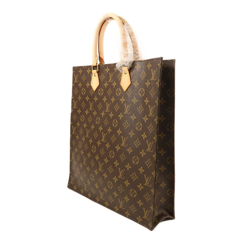 LOUIS VUITTON Monogram Sac Plat金扣手挽袋-2