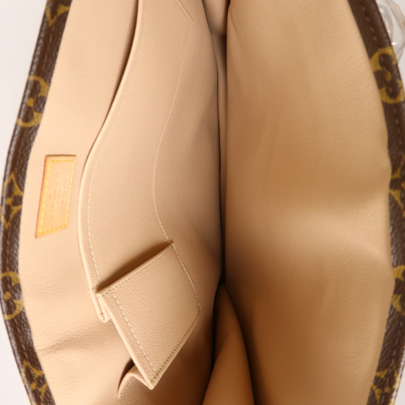 LOUIS VUITTON Monogram Sac Plat金扣手挽袋-4