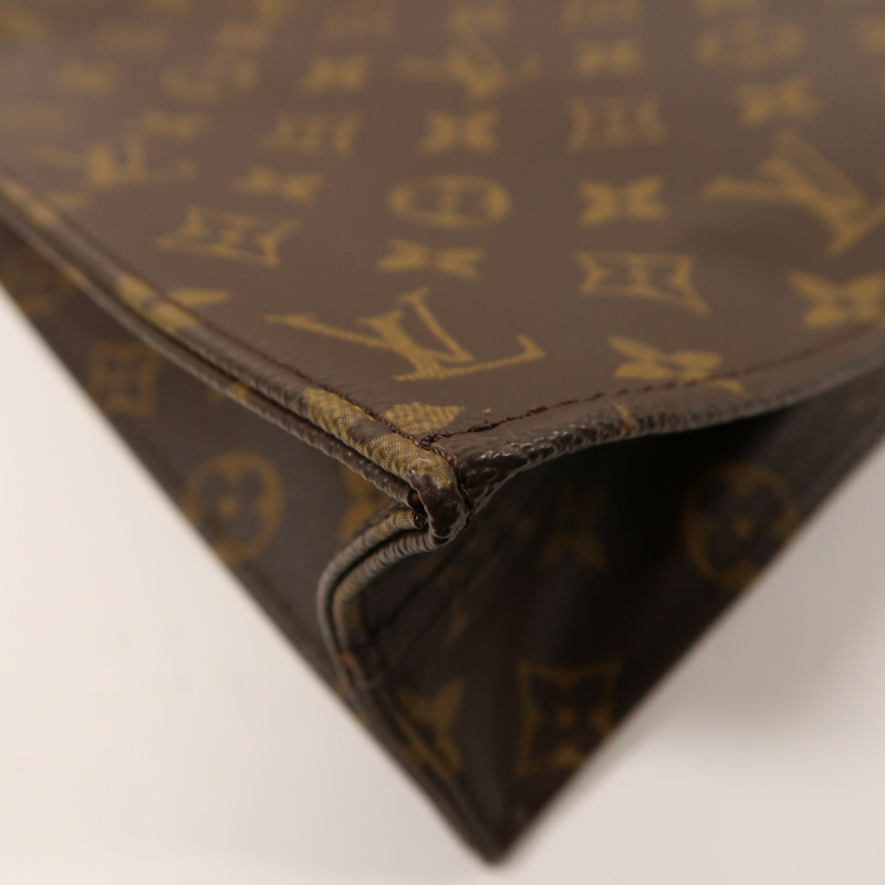 LOUIS VUITTON Monogram Sac Plat金扣手挽袋-12