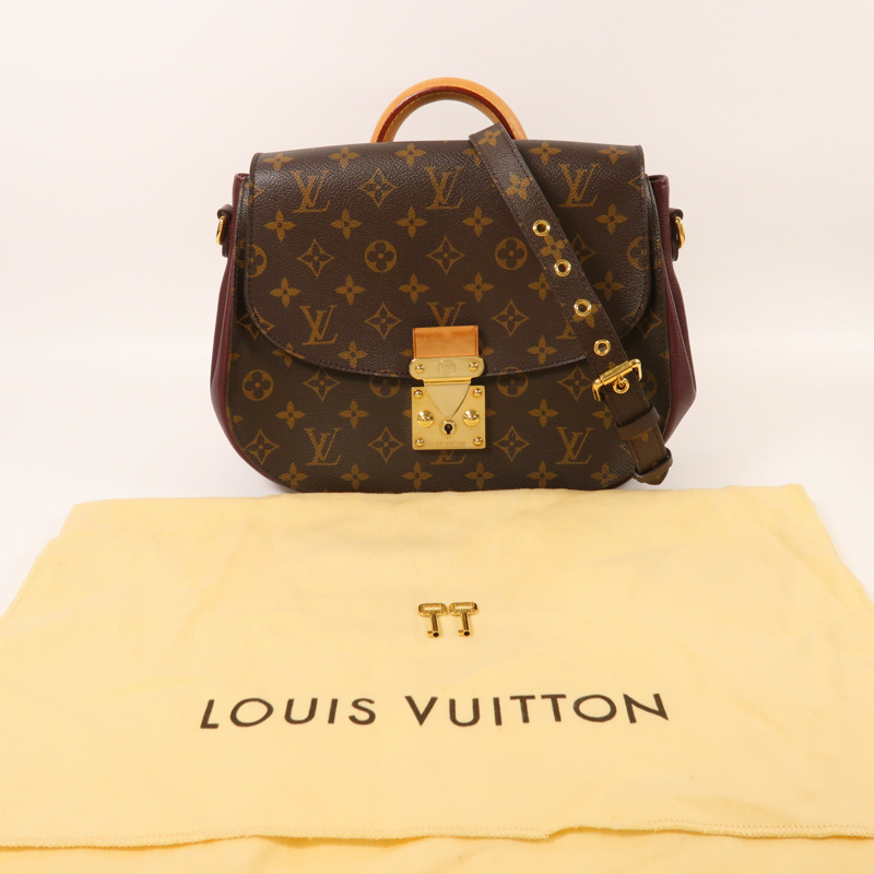 LOUIS VUITTON Monogram Eden MM金扣手挽肩背兩用袋-8