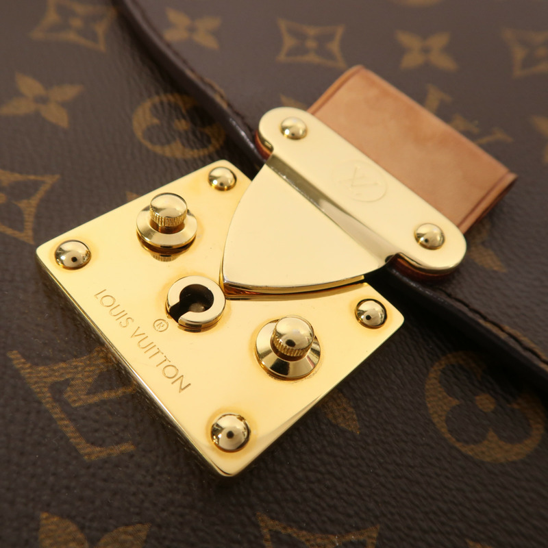 LOUIS VUITTON Monogram Eden MM金扣手挽肩背兩用袋-9