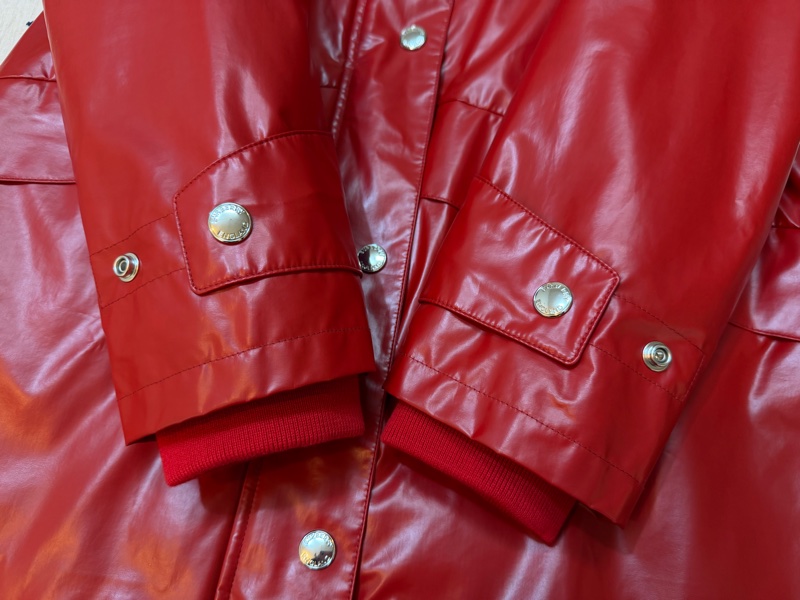 BURBERRY英國紅色連帽風衣UK8-4