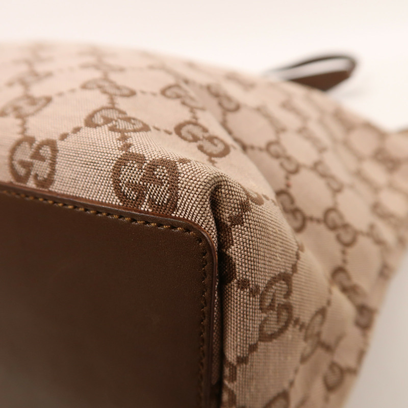 GUCCI 帆布Tote Bag金扣手挽袋-9