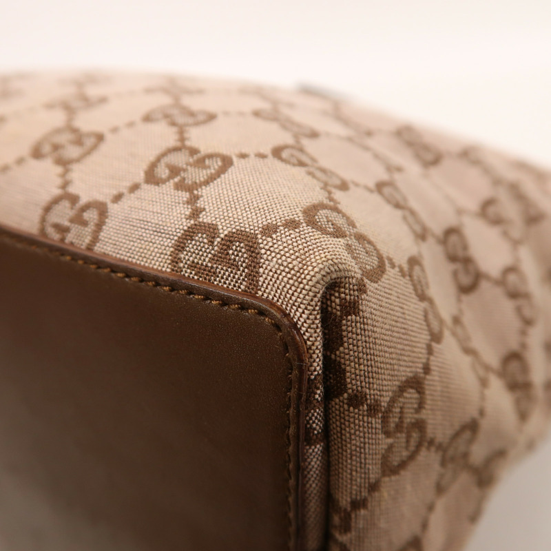 GUCCI 帆布Tote Bag金扣手挽袋-11