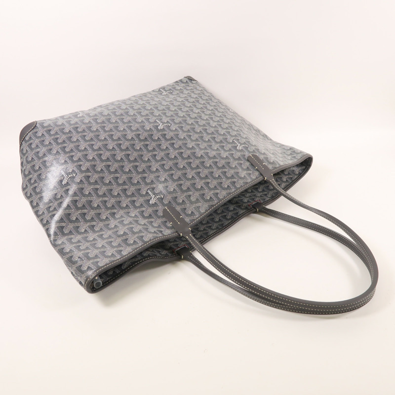 GOYARD 塗層帆布Artois MM銀扣肩背袋-7
