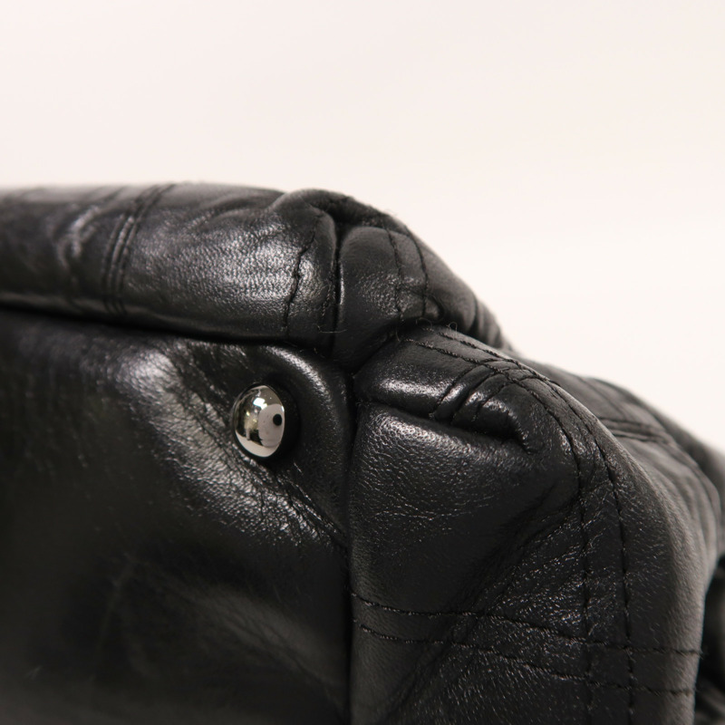 CHANEL 牛皮皮革Chain Shoulder鏈帶肩背袋-10