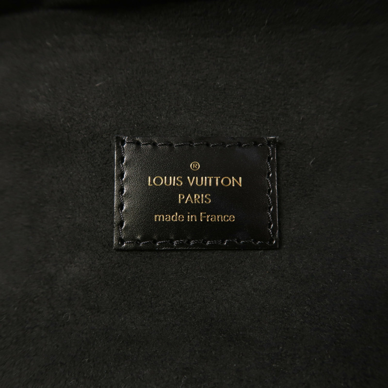 LOUIS VUITTON Monogram Reverse Vanity PM金扣手挽肩背兩用袋棕色-5