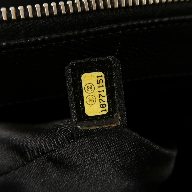 CHANEL 牛皮皮革GST Grand Shopping Tote Bag銀扣鏈帶肩背袋-6