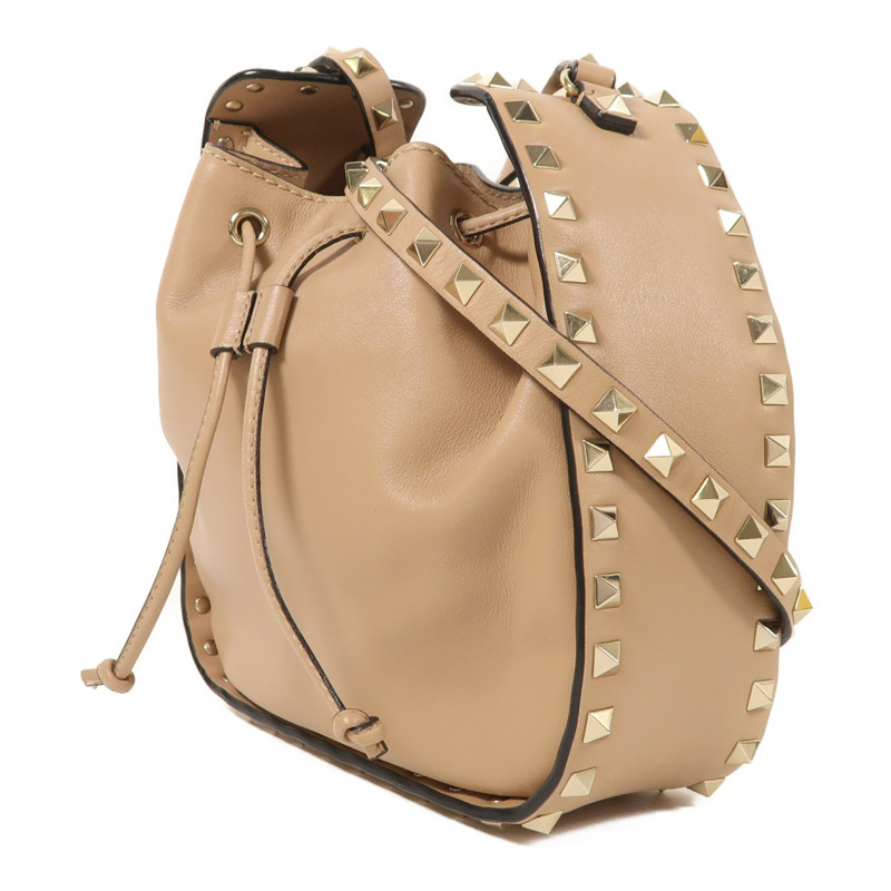 Valentino 皮革Shoulder Bag金扣肩背袋-2