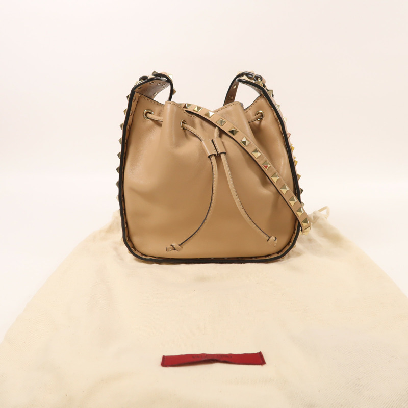 Valentino 皮革Shoulder Bag金扣肩背袋-8