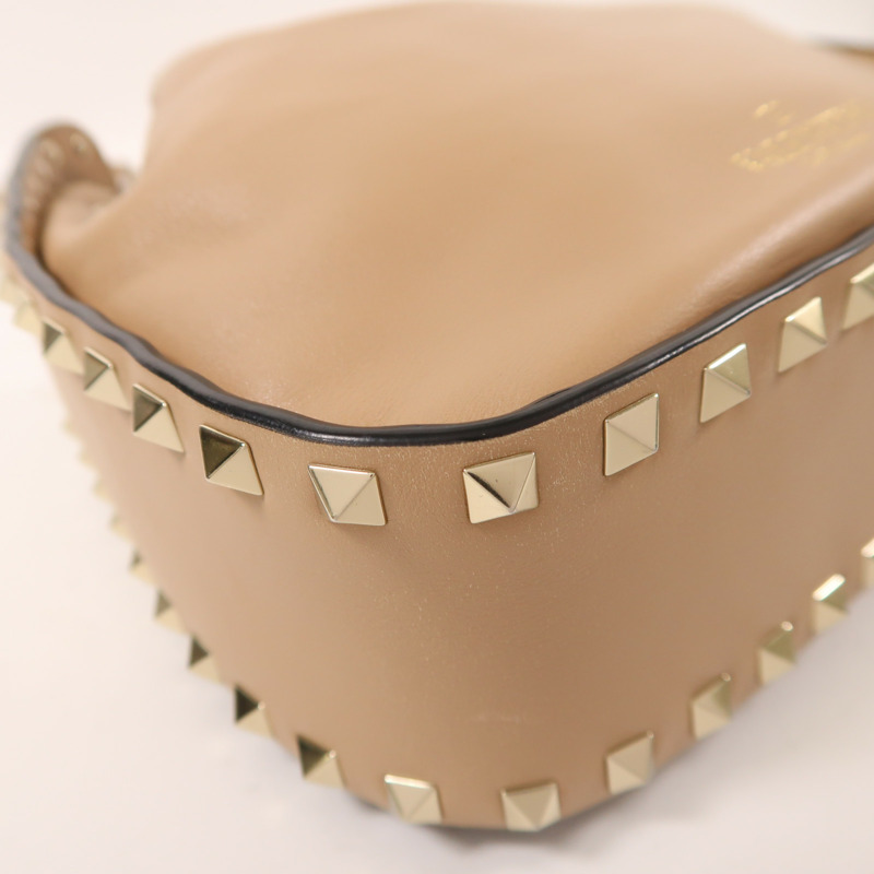 Valentino 皮革Shoulder Bag金扣肩背袋-12