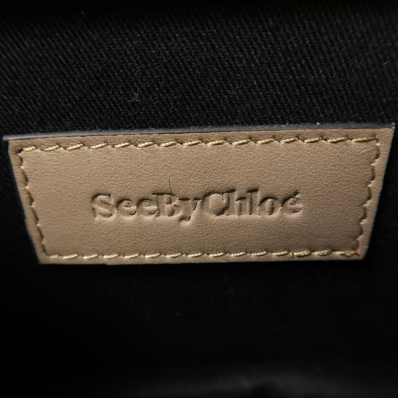 SEE BY CHLOE 牛皮皮革2 Way Shoulder金扣手挽肩背兩用袋-5