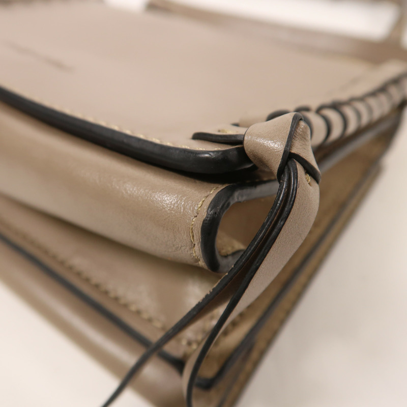 SEE BY CHLOE 牛皮皮革2 Way Shoulder金扣手挽肩背兩用袋-11