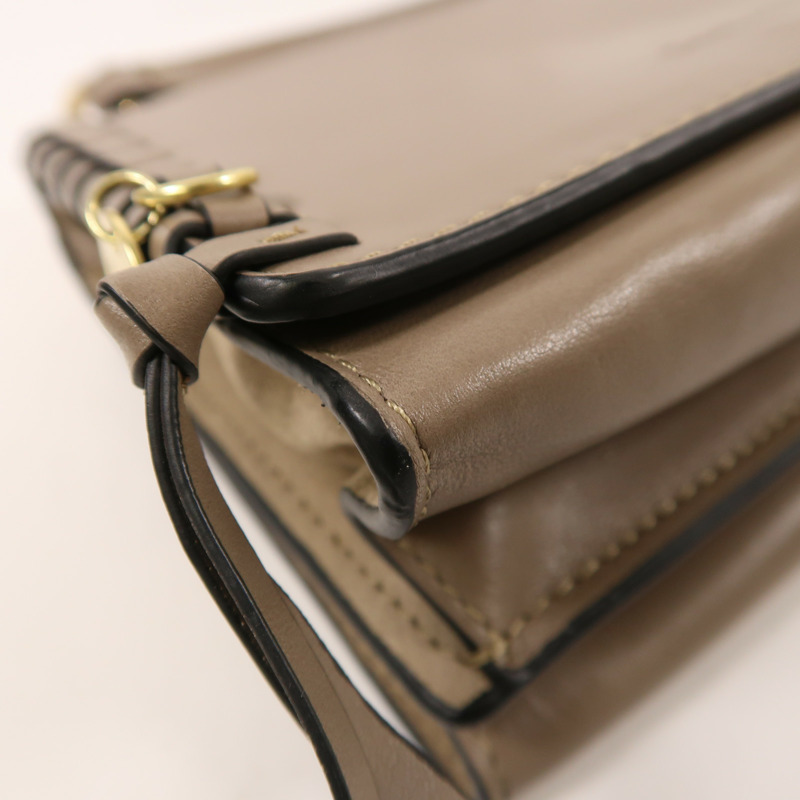 SEE BY CHLOE 牛皮皮革2 Way Shoulder金扣手挽肩背兩用袋-12