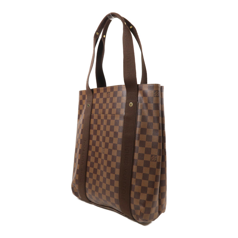 LOUIS VUITTON Damier Beaubourg金扣肩背袋棕色-2
