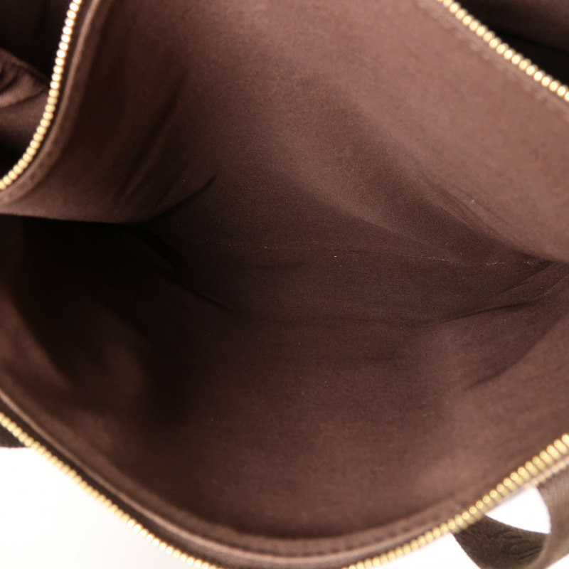 LOUIS VUITTON Damier Beaubourg金扣肩背袋棕色-5