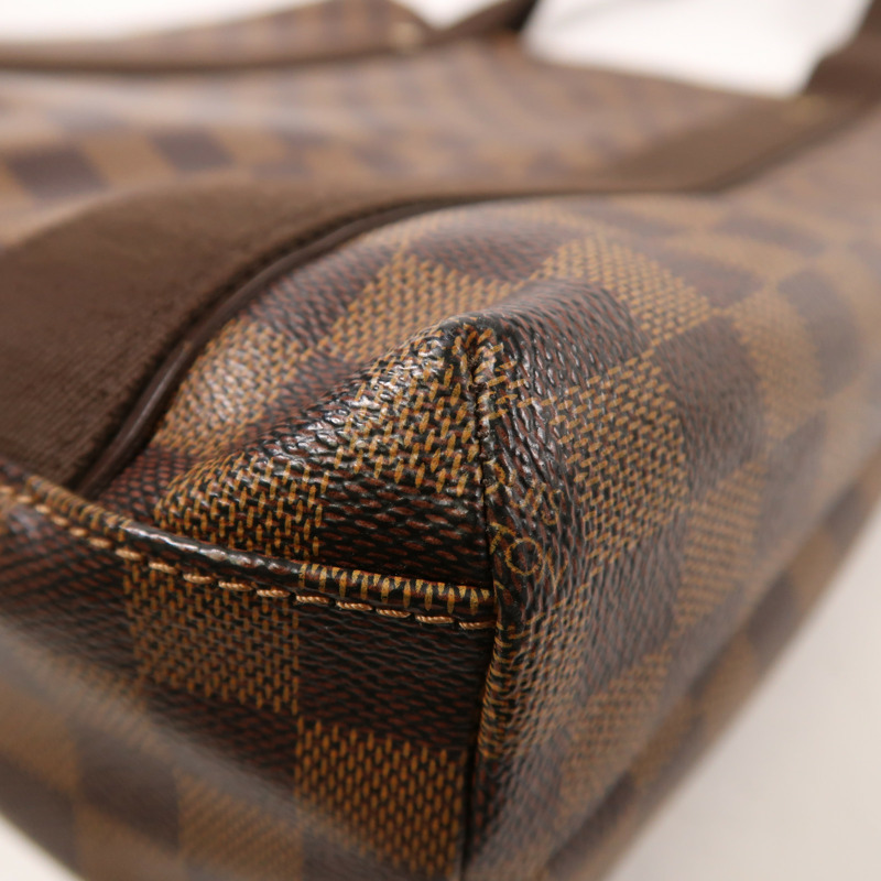LOUIS VUITTON Damier Beaubourg金扣肩背袋棕色-11