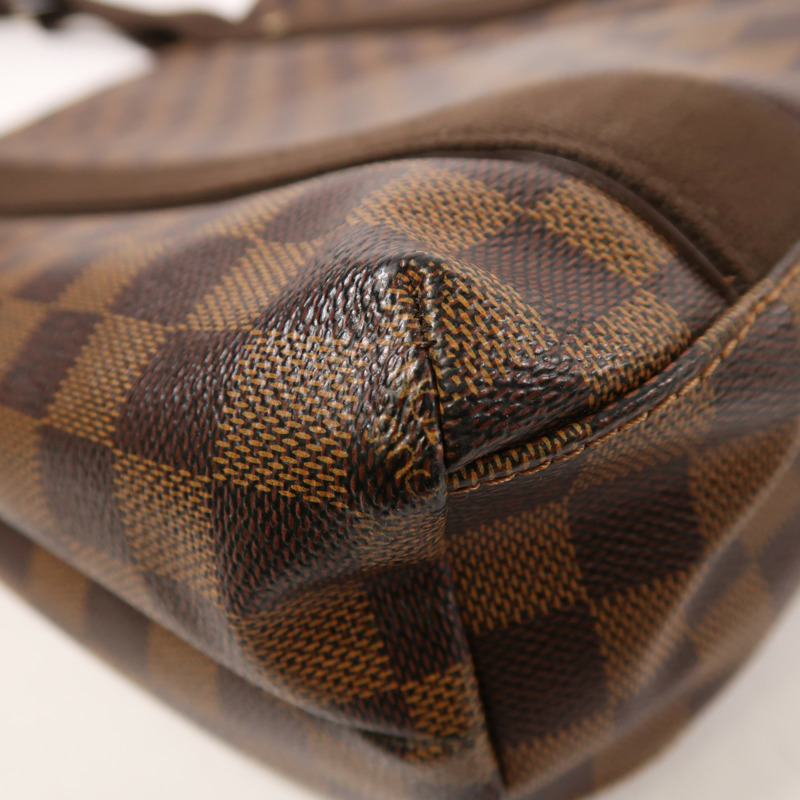 LOUIS VUITTON Damier Beaubourg金扣肩背袋棕色-12