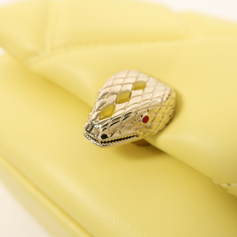 BVLGARI 牛皮皮革2 Way Shoulder金扣手挽肩背兩用袋-8