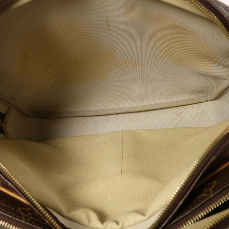 LOUIS VUITTON Monogram Reporter GM金扣肩背袋-5