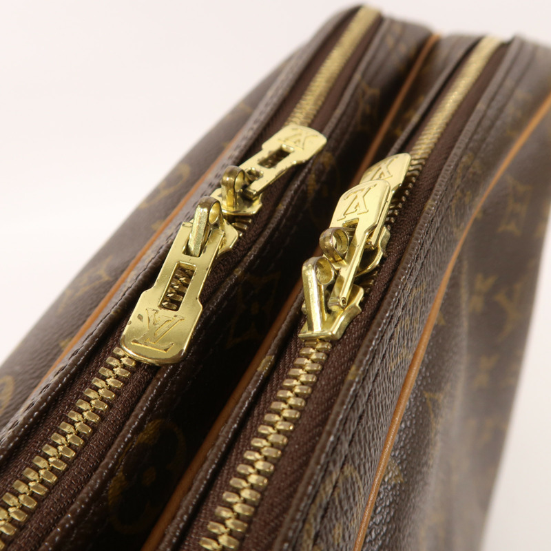 LOUIS VUITTON Monogram Reporter GM金扣肩背袋-13