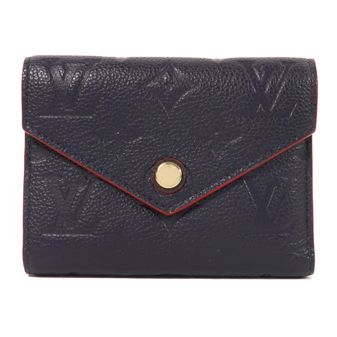 LOUIS VUITTON Monogram Empreinte Victorine金扣錢包